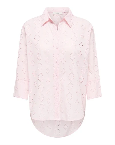 JDY - JDYTallie Long Skjorte - Chalk Pink